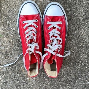 Red Converse High Tops